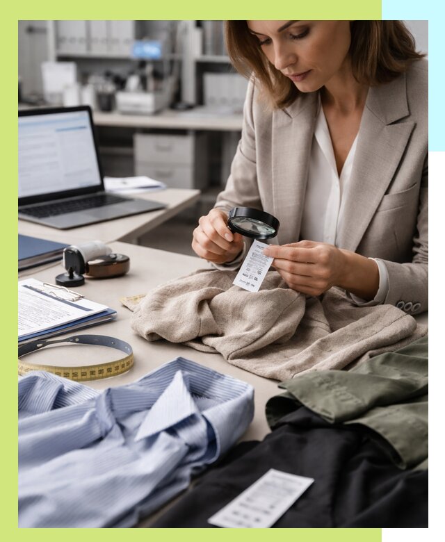 Сертификация одежды и текстиля в Петергофе, быстрая экспертиза