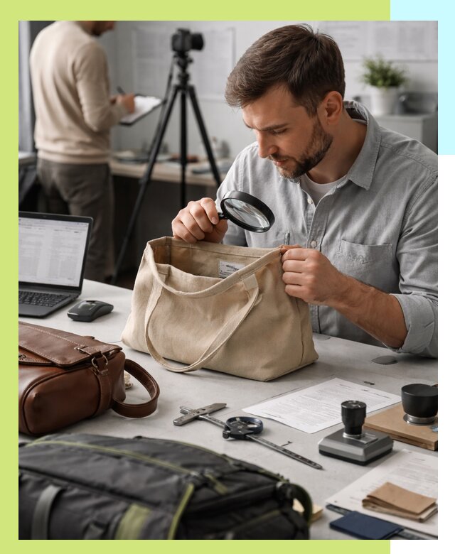 Сертификация сумок в Петергофе, оформление и получение сертификатов