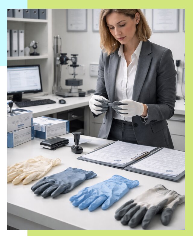 Сертификация перчаток в Петергофе от 8892 р. | Алешин-Птф