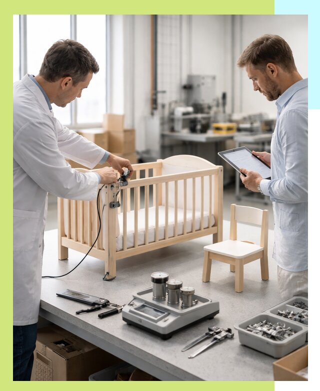 Сертификация детской мебели и проверка безопасности в Петергофе