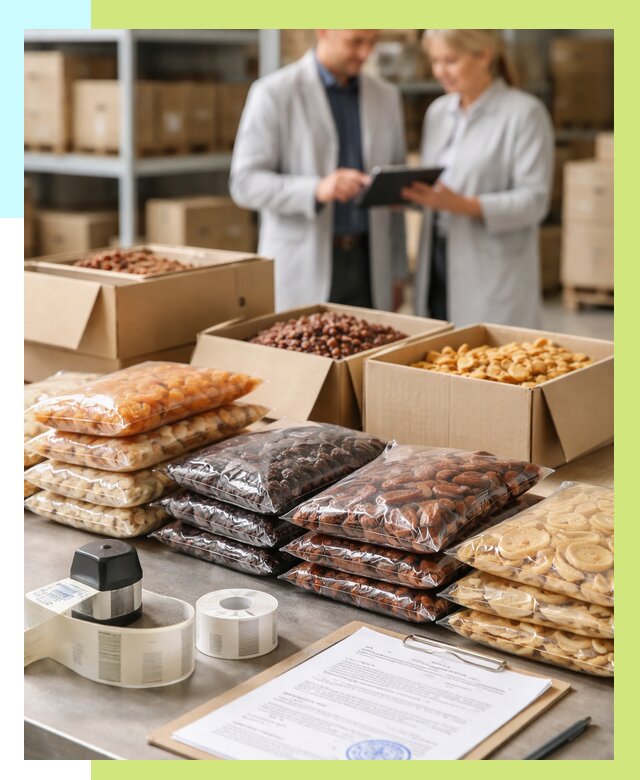 Сертификация сухофруктов в Петергофе от 12553 р. | Алешин-Птф под ключ