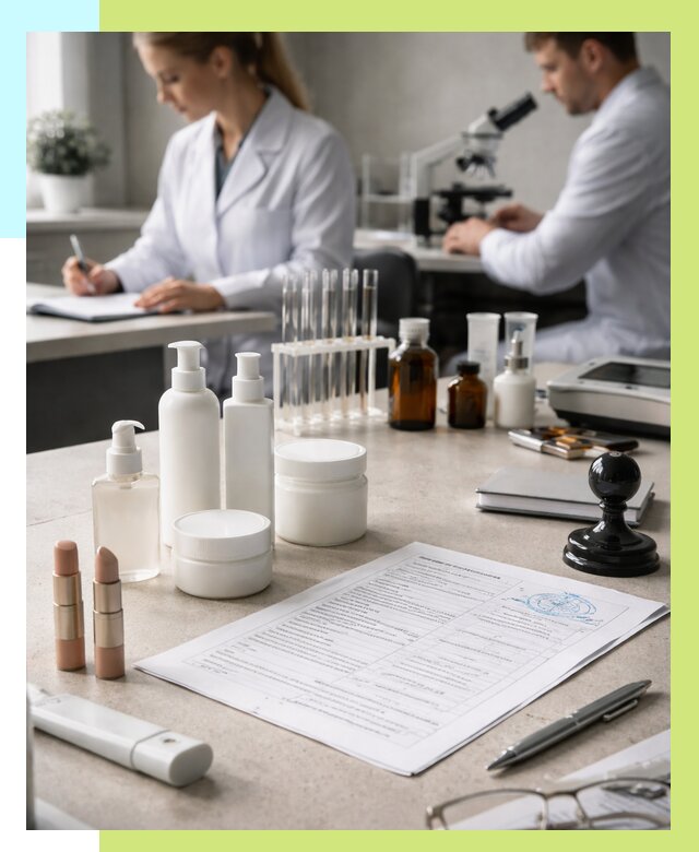 Сертификация косметики в Петергофе от 20922 р. - Алешин-Птф