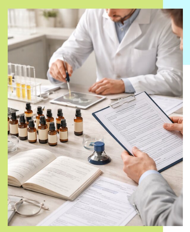 Сертификация эфирных масел и документация качества в Петергофе