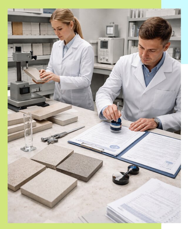 Сертификация плитки и керамики в Петергофе с документами