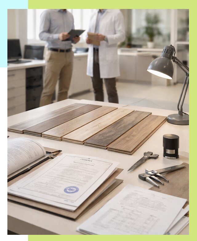 Сертификация ламината в Петергофе от 18830 р. под ключ | Алешин-Птф