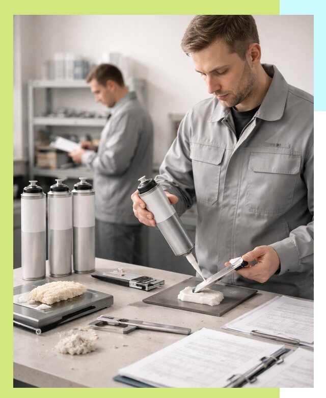 Сертификация монтажной пены и соответствие стандартам в Петергофе