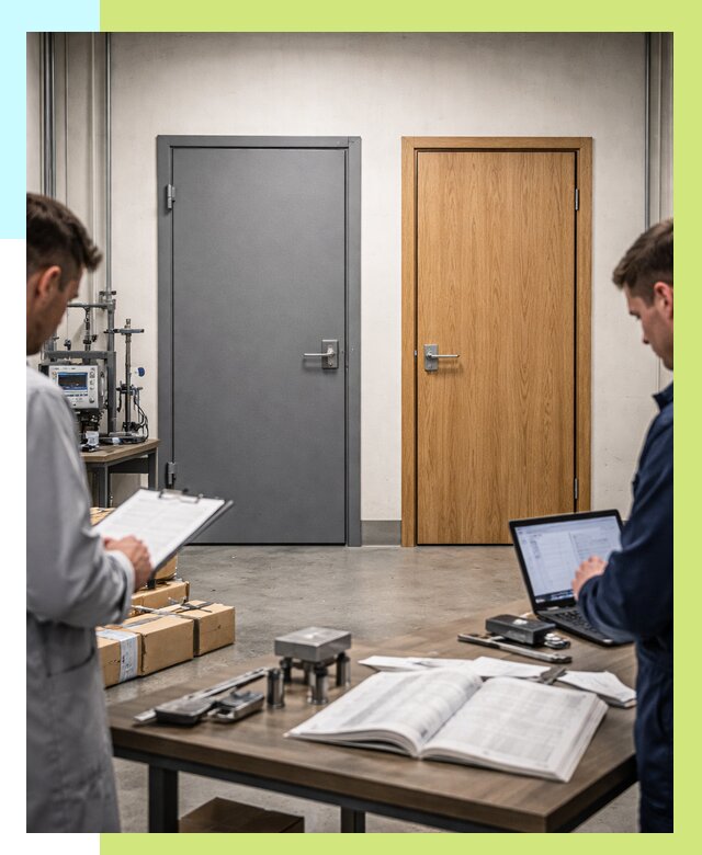 Сертификация дверей в Петергофе от 8369 р. под ключ | Алешин-Птф