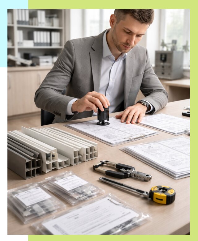 Сертификация ПВХ продукции в Петергофе от 8892 р., Алешин-Птф