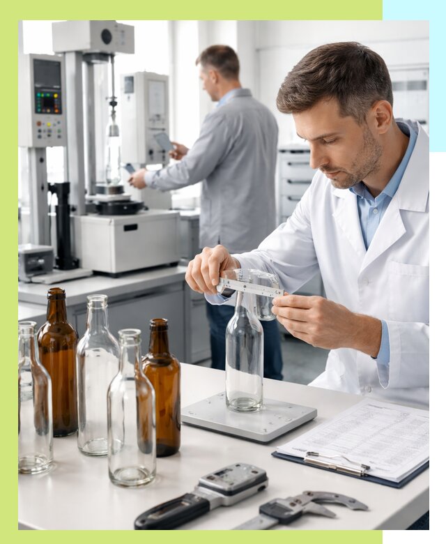 Сертификация стеклянных бутылок и сопутствующей упаковки в Петергофе