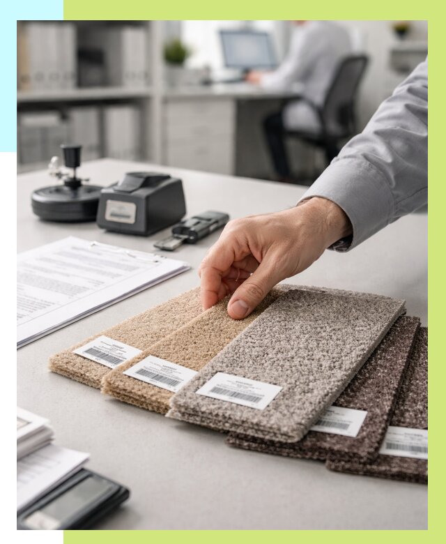 Сертификация ковролина в Петергофе от 15692 р., Алешин-Птф