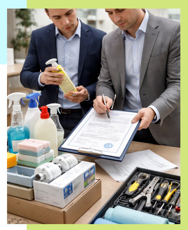 Сертификация хозяйственных товаров в Петергофе, от 18830 р. |Алешин-Птф