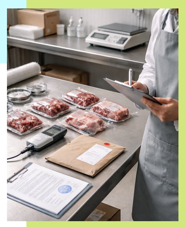 Сертификат на мясо и декларация в Петергофе от 8892 р. | Алешин-Птф