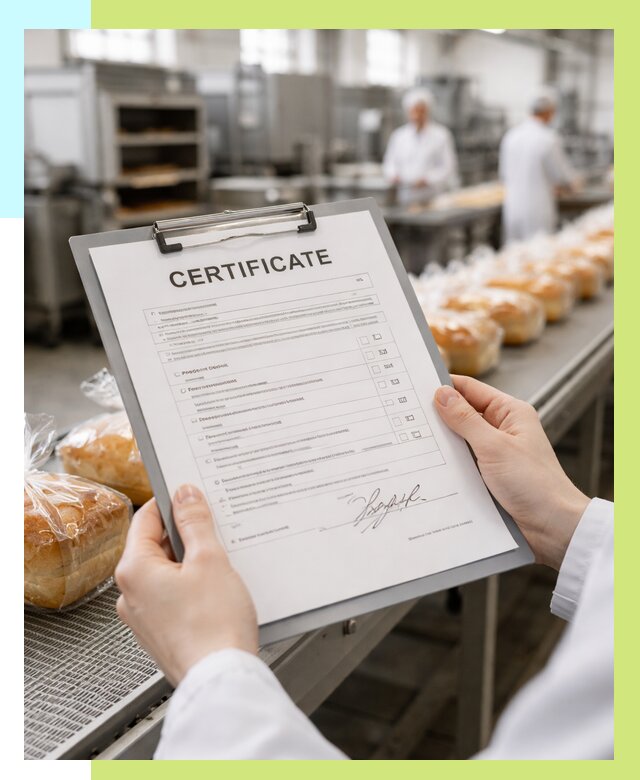 Сертификация хлеба, ТУ и декларация в Петергофе от 12553 р. | Алешин-Птф