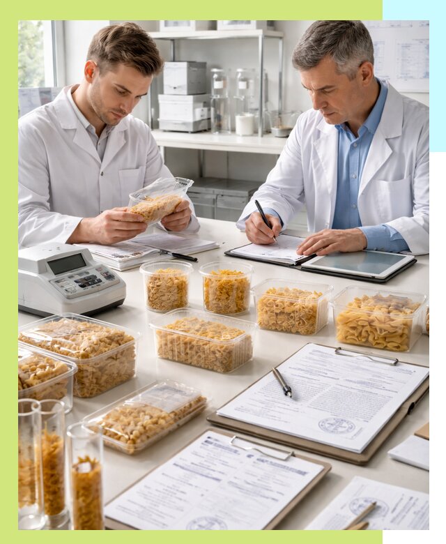 Сертификация макаронных изделий и технологической документации в Петергофе