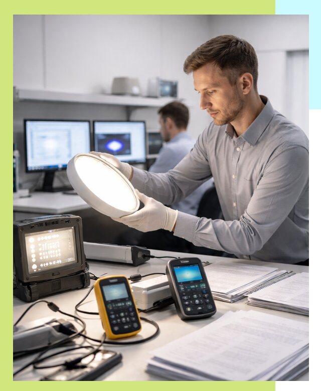 Сертификация светильников в Петергофе: испытания и оформление