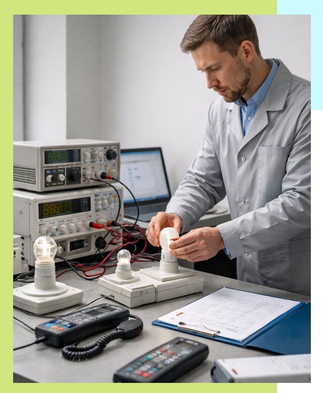 Сертификация ламп и светильников в Петергофе по нормативам