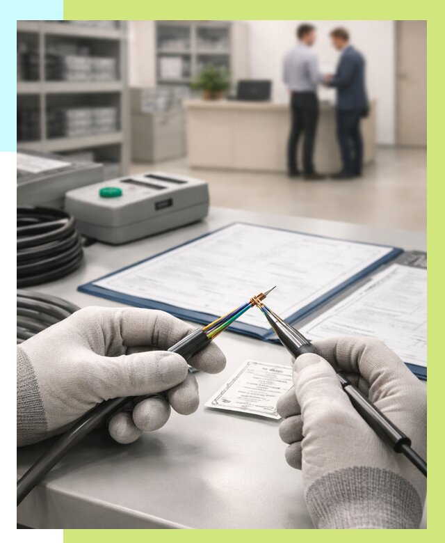 Сертификация провода в Петергофе от 18830 р. в Алешин-Птф