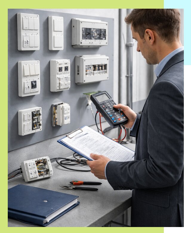 Сертификация электрических и автоматических выключателей в Петергофе