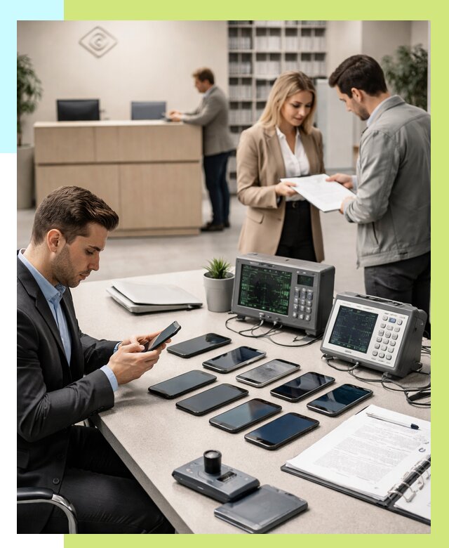 Сертификация телефонов в Петергофе от 26153 р. под ключ | Алешин-Птф