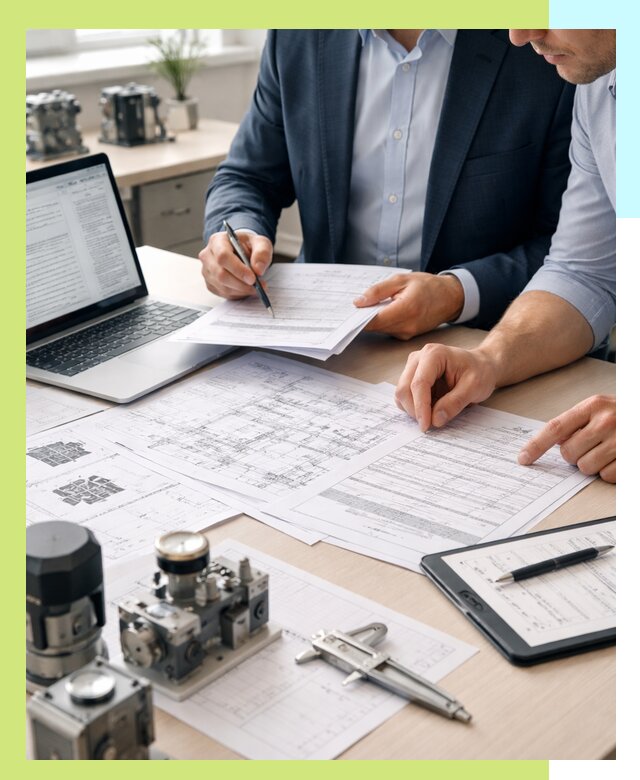 Разработка технических условий на продукцию и оборудование в Петергофе