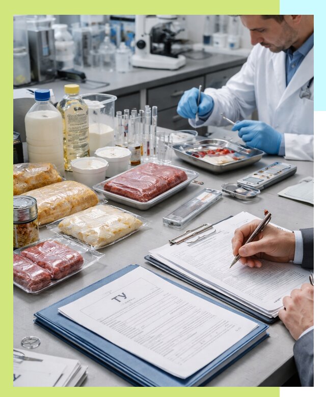 Разработка ТУ на пищевую продукцию и регистрация в Петергофе