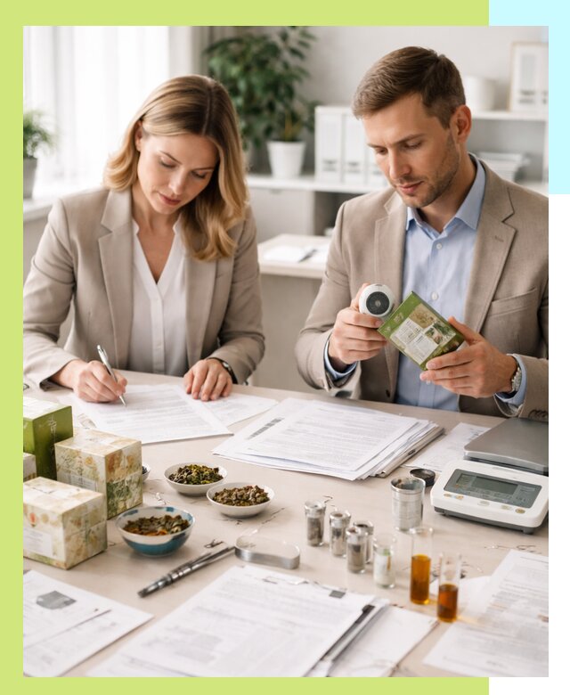 Разработка ТУ на чай и маркировку продукции в Петергофе