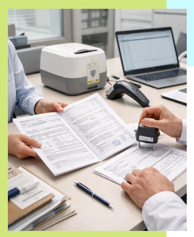 Оформление паспорта на товар и сопроводительных документов в Петергофе