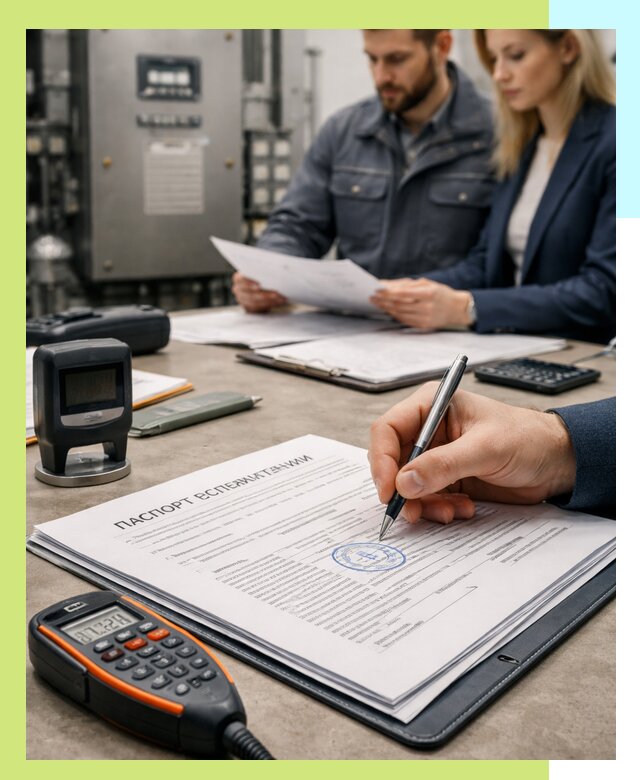 Оформление паспорта эксплуатации оборудования в Петергофе