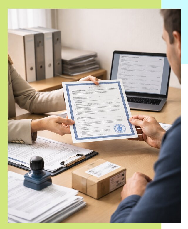 Оформление сертификата соответствия на продукцию в Петергофе