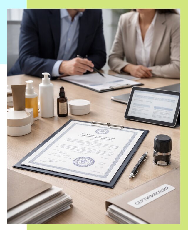 Сертификат на товар в Петергофе от 7846 р. быстро | Алешин-Птф