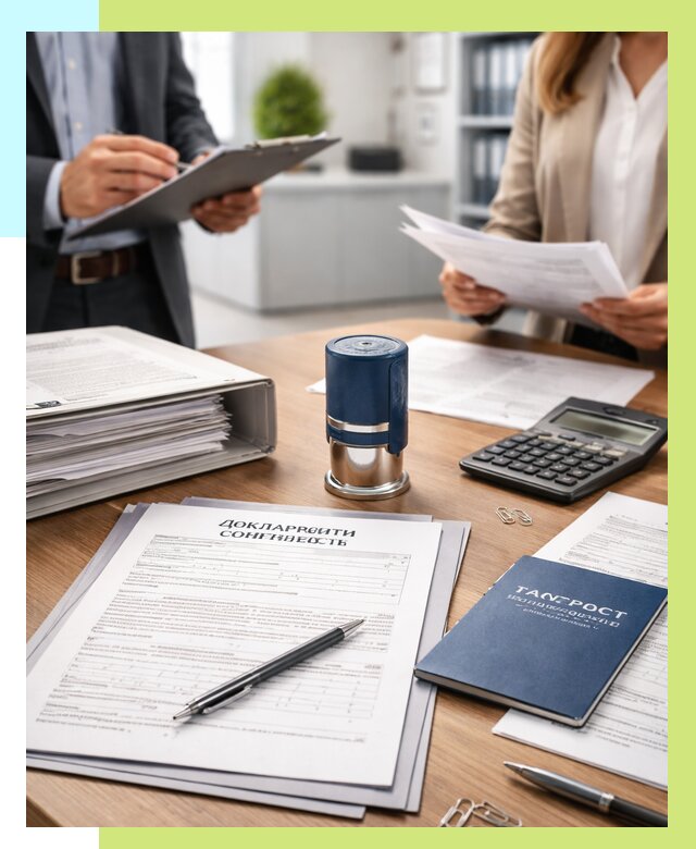 Декларация соответствия ТР ТС в Петергофе от 8369 р., Алешин-Птф