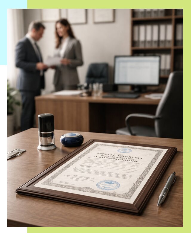 Свидетельство о регистрации продукции в Петергофе от 9415 р.|Алешин-Птф