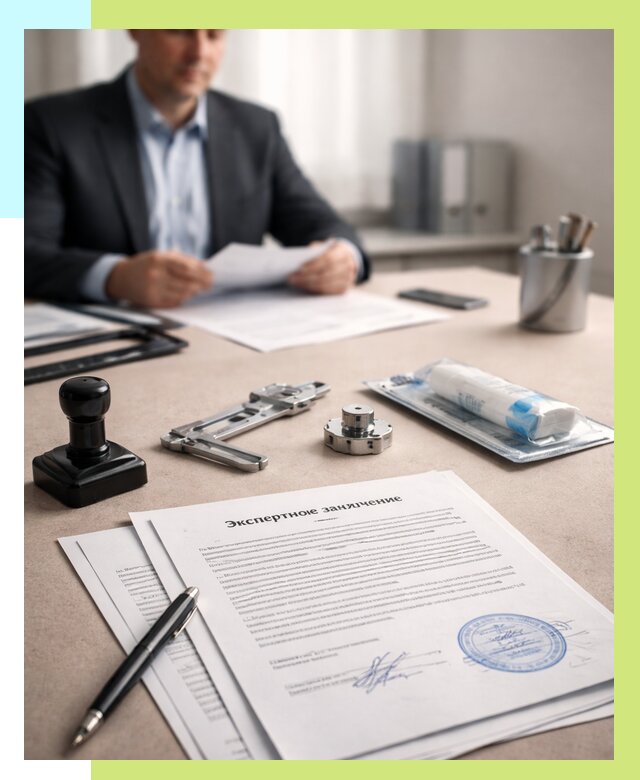 Экспертное заключение на продукцию в Петергофе от 8892 р. | Алешин-Птф