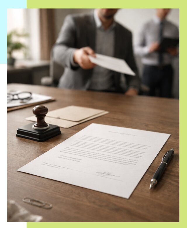 Отказное письмо по сертификации в Петергофе от 3661 р. | Алешин-Птф