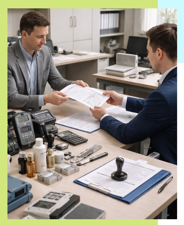 Оформление и получение заключения РЧЦ для оборудования в Петергофе