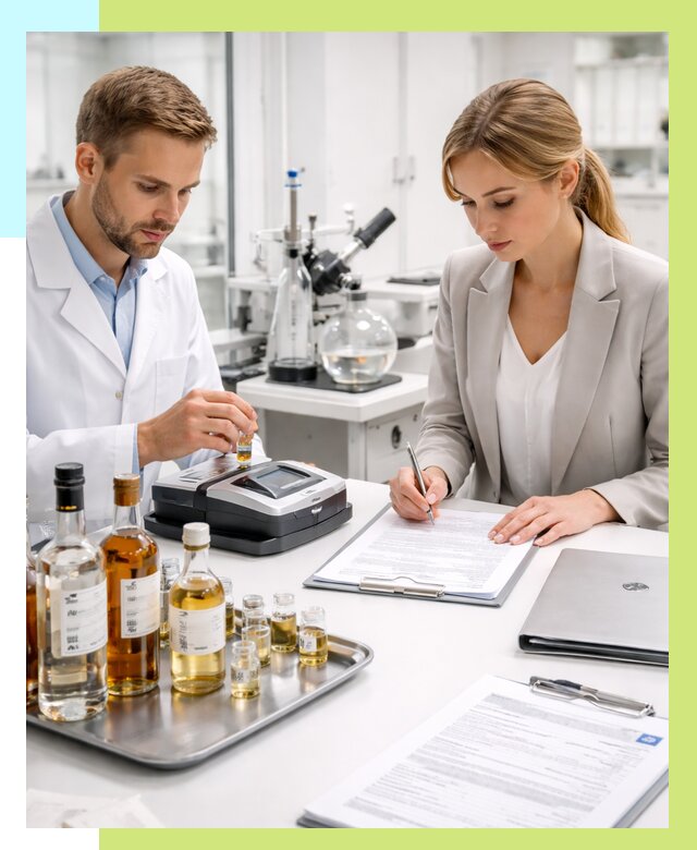 Заключение о спиртосодержании в Петергофе, от 5231 р., Алешин-Птф