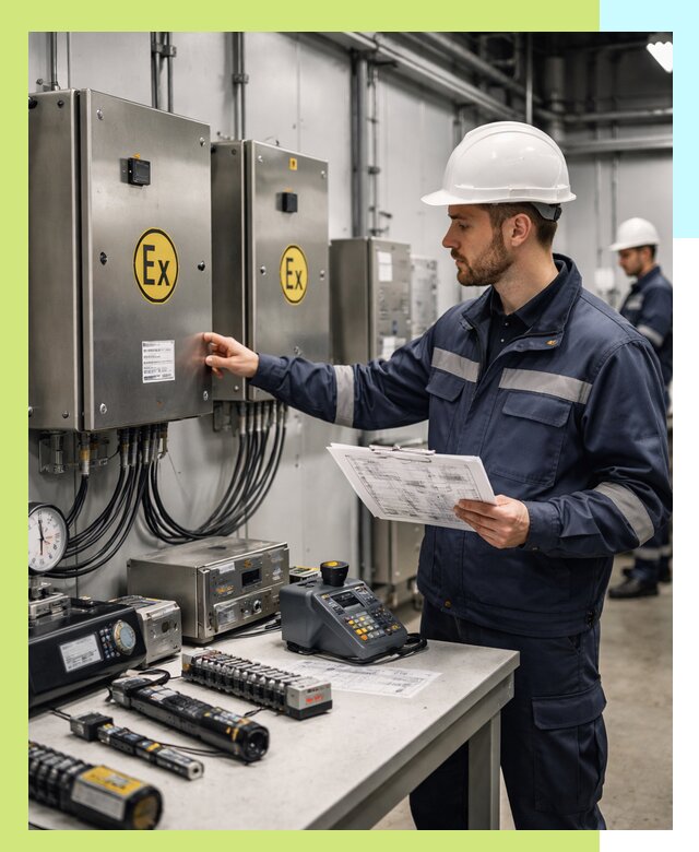 Сертификат взрывозащиты промышленного оборудования в Петергофе