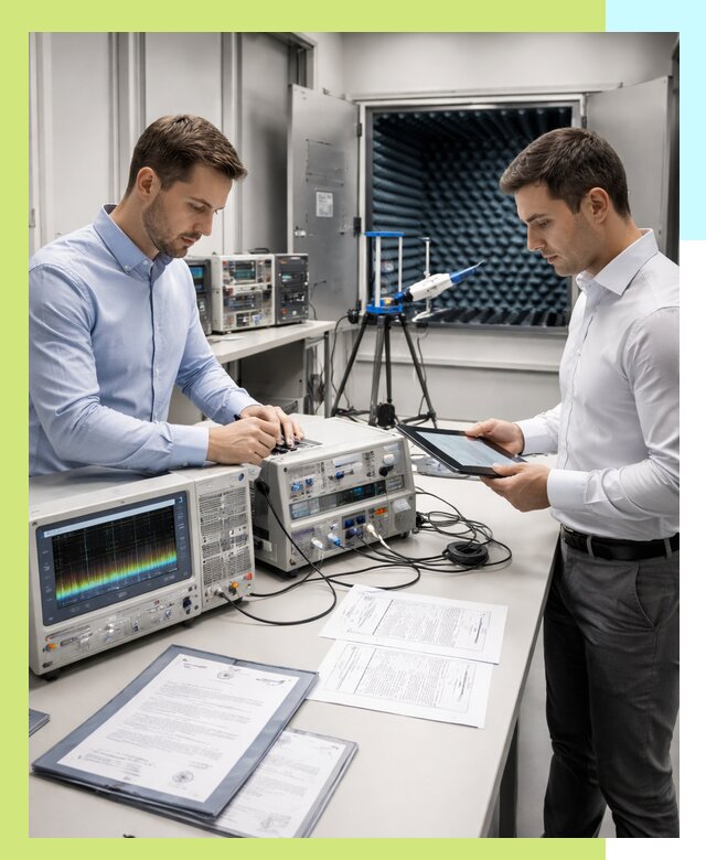 Оформление и выдача сертификата ЭМС для продукции в Петергофе