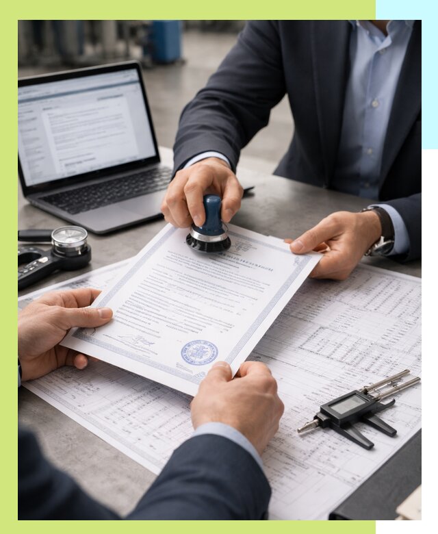 Оформление сертификата промышленной безопасности в Петергофе