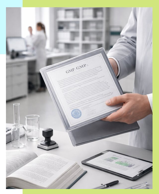 Сертификат GMP в Петергофе под ключ от 88919 р. | Алешин-Птф