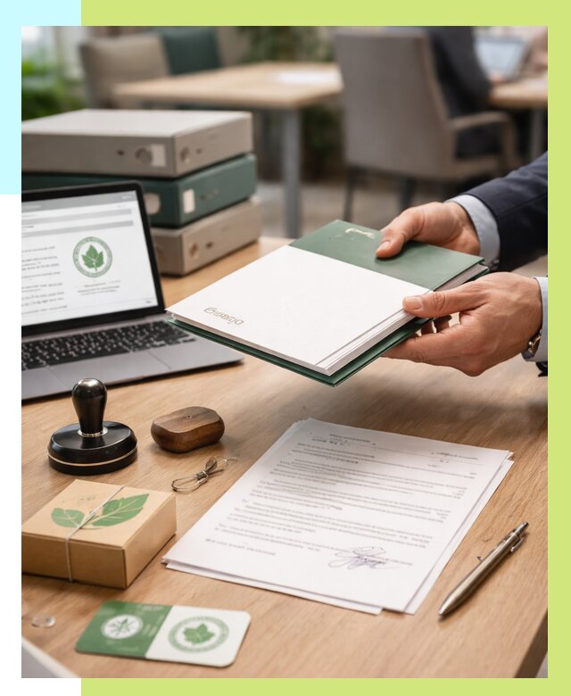 Сертификат ISO 14001 в Петергофе от 36614 р. Заказать у Алешин-Птф