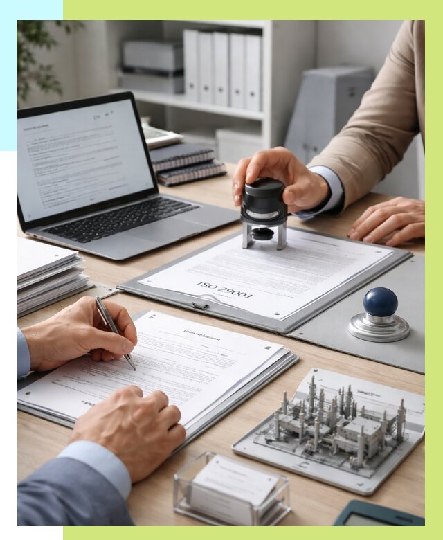 Сертификат ISO 29001 в Петергофе под ключ от 78458 р. | Алешин-Птф