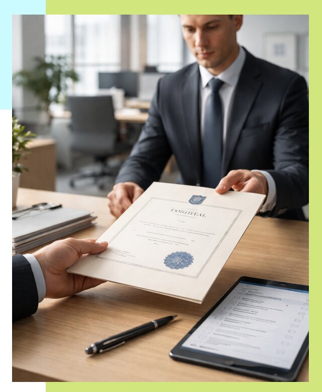 Сертификат ISO 30301 в Петергофе от 36614 р. | Алешин-Птф - под ключ